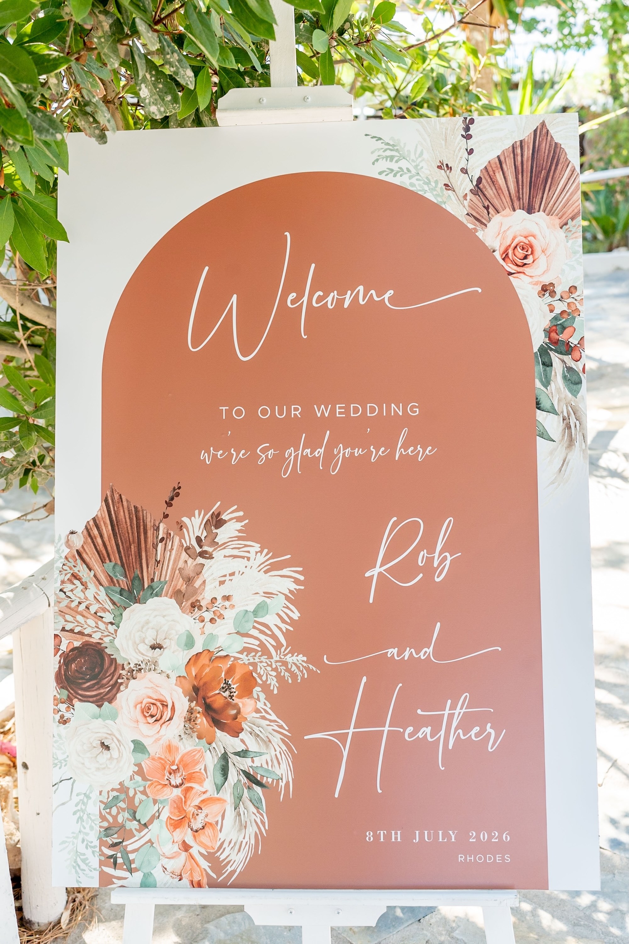 welcome sign 